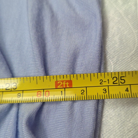 Express Periwinkle Ruched Blouse - Picture 6 of 8